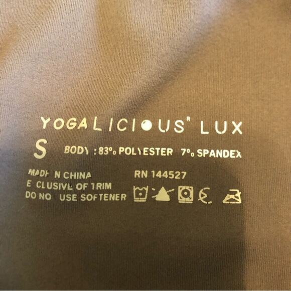 Yogalicious Lux Spandex Bike Shorts Women’s Small Stretch Yoga Workout Gym - Picture 2 of 8